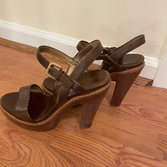 Authentic Prada Platform Sandals Size 39.5 - Picture 3 of 6